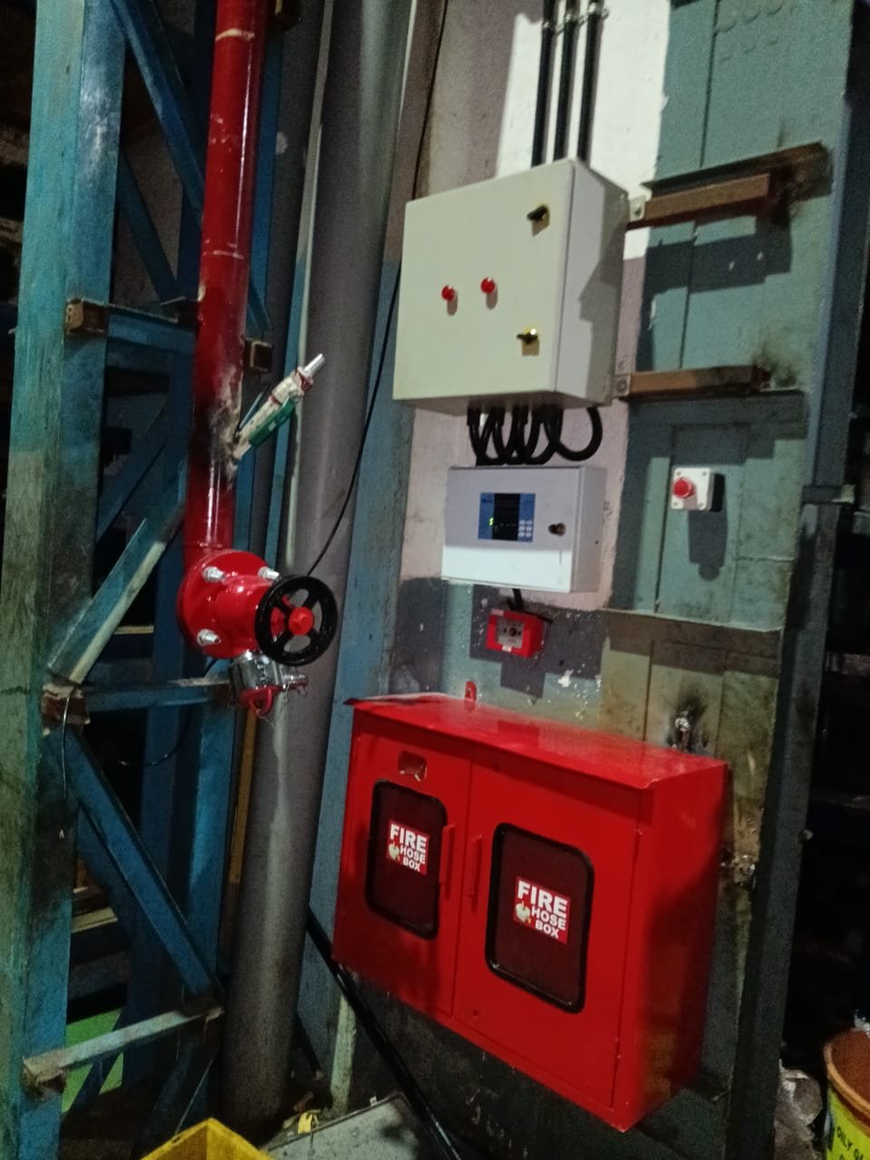 Under Fire Tubing System Installation