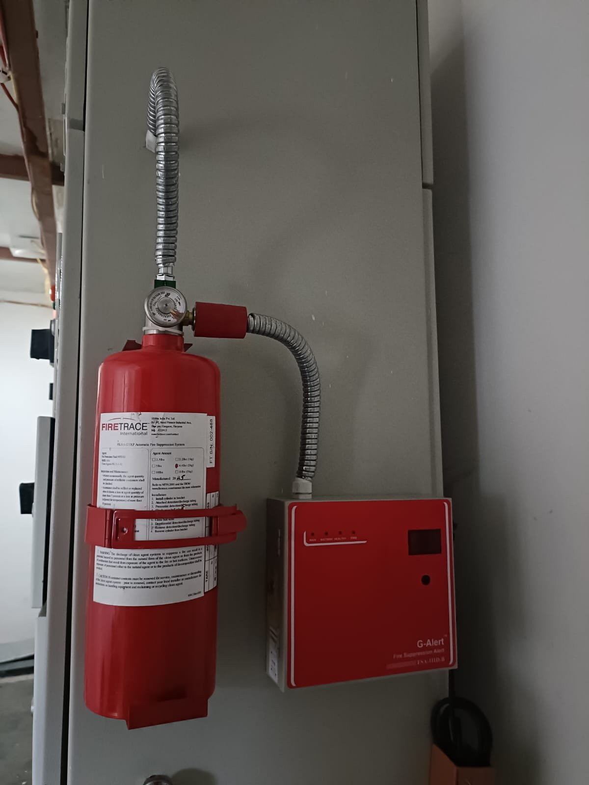 Fire tubing system installation