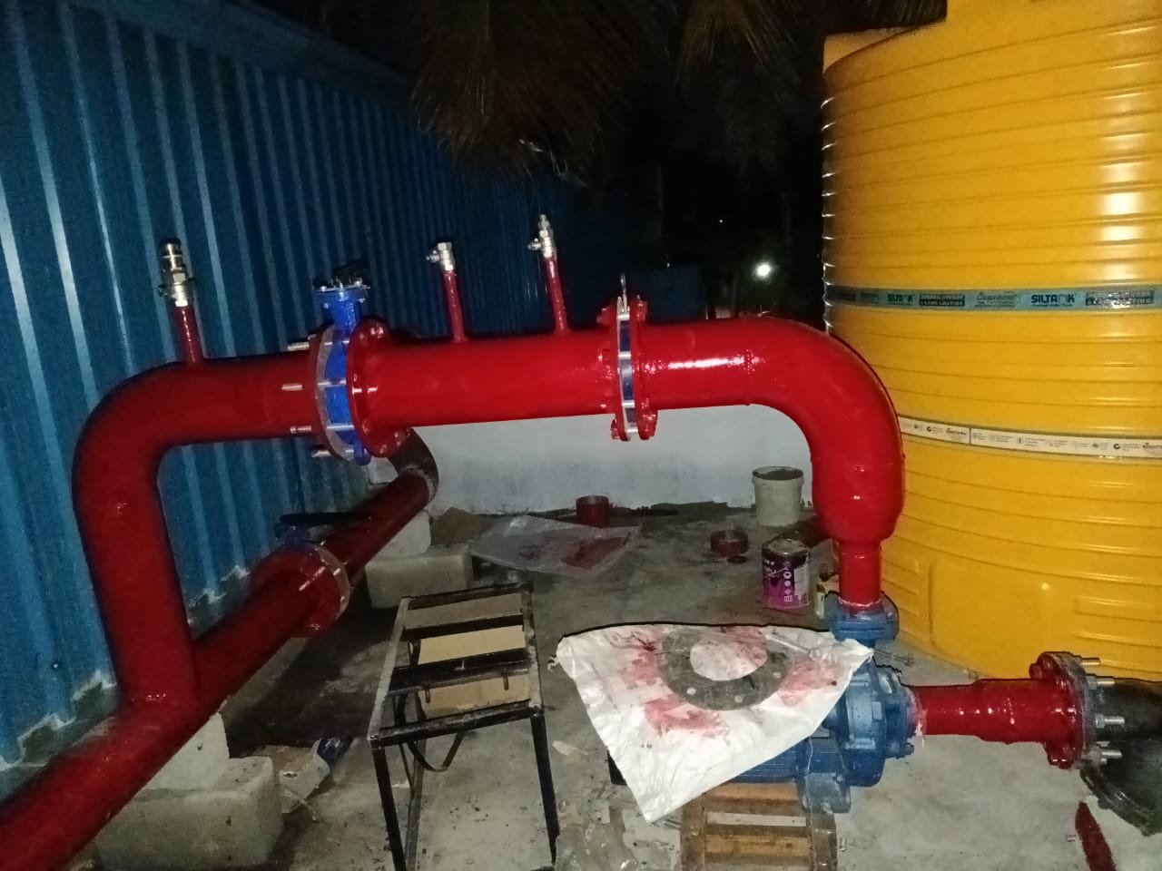 As Hydrant Installation