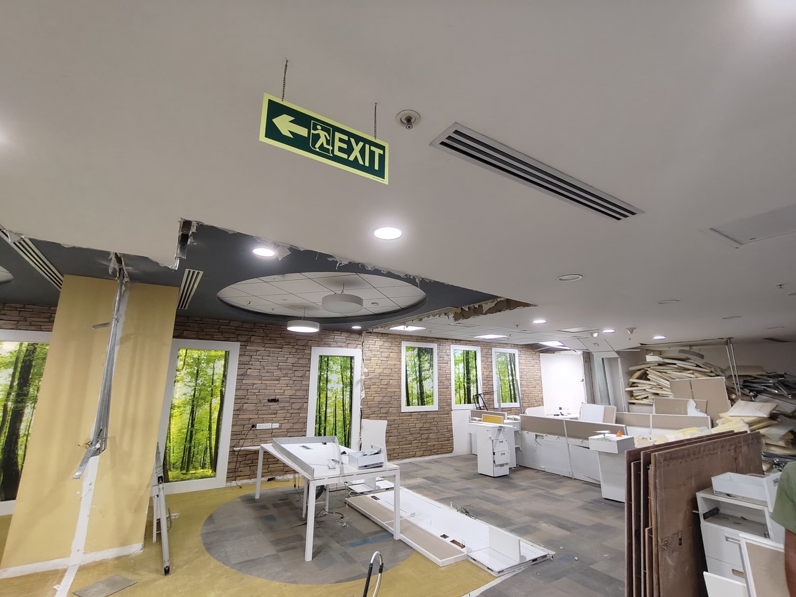 Signage installation